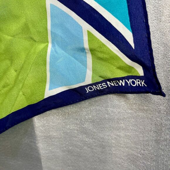 Vintage Silk JONES OF NEW YORK  Scarf - Head or Neck BEAUTIFUL! - Picture 5 of 10